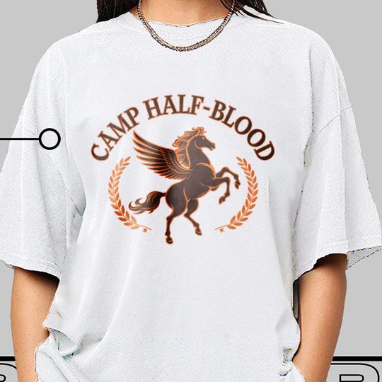 Discover Vintage Camp Half Blood T-Shirt, 90s Heroes Of Olympus Tee, Easter Gift