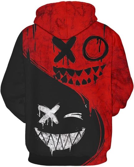 Discover Basoteeuo Mens Hoodies Pullover Graphic Design 3D Cool Novelty