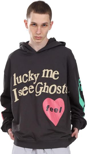 Discover Arnodefrance Men Vintage Washed Graphic Hoodies Printing Graffiti Hoodie