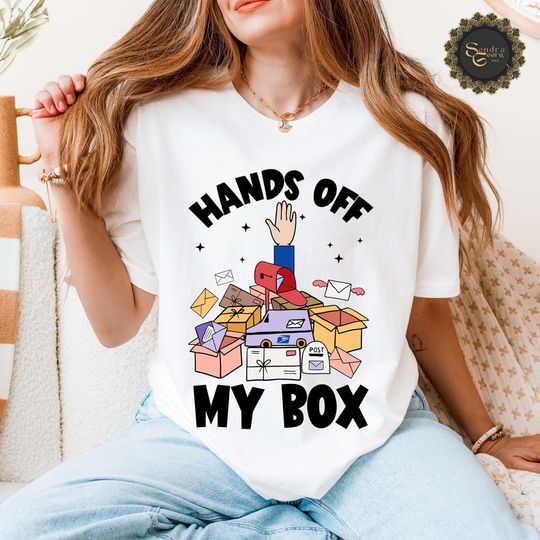 Discover Hands Off My Box Save The Postal Service Anti Trump Shirt, Save Postal Service Shirt