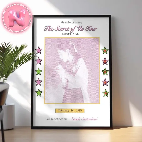 Discover Gracie Abrams The Secret Of The US Tour Europe And UK On February 24 2025 Poster
