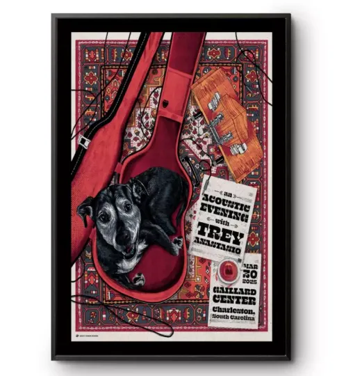 Discover Trey Anastasio In Charleston, SC ON Mar 30 2025 Tour Poster