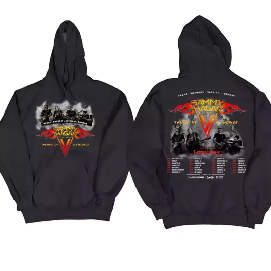 Discover Sammy Hagar The Best Of All Worlds 2024 Tour Men Women S-4XL Hoodie