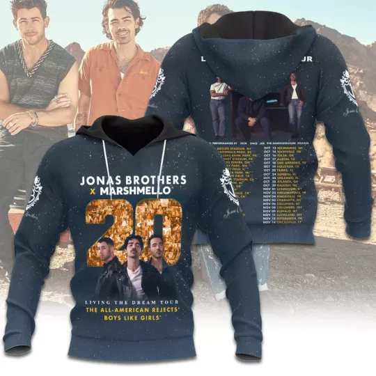 Discover Jonas Brothers 3D Apparel