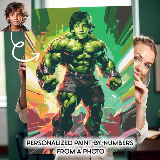 Discover Custom Paint by Number Kit, Personalised Painting Kit, Paint From A Photo