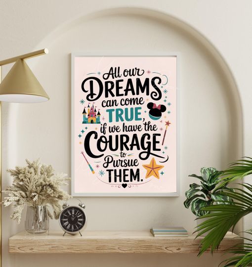 Discover Disneyyy Wall Decor, Disneyyland Castle Poster, Disneyyy Wall Art