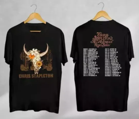 Discover Chris Stapleton' 2024 Tour Merch, All American Road' Show Shirt