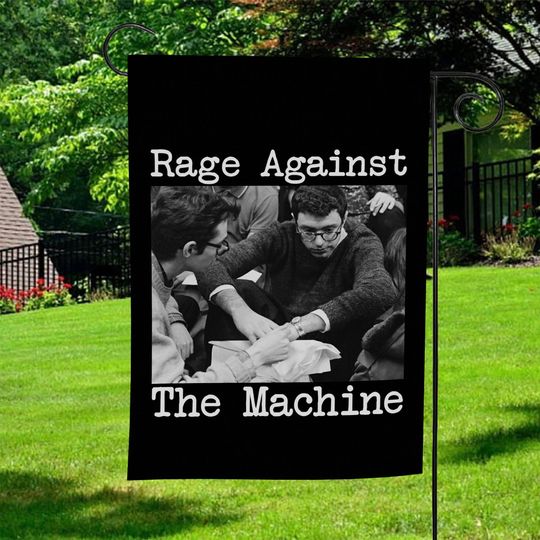 Discover Rage Against Bernie Sanders Garden Flag, Fight Oligarchy Garden Flag