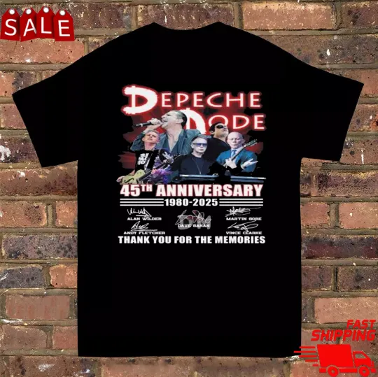 Discover Depeche Mode 45th Anniversary 2025 Thank You Signatures