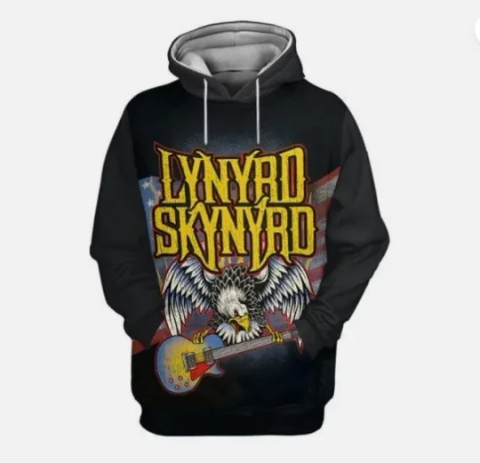 Discover Lynyrd Skynyrd Unisex Hoodie Hoodie 3d 2025