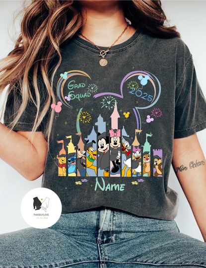 Discover Personalized Mickeyy and Friends Disneyyy Graduation shirt