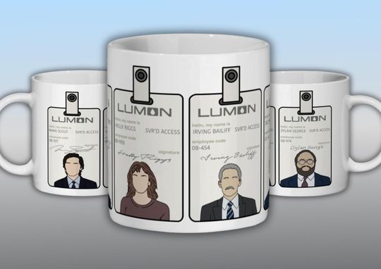 Discover SEVERANCE 11oz Ceramic mug, Innies, Helly r, Mark s, Irving b, Dylan g, Severance Tv Show