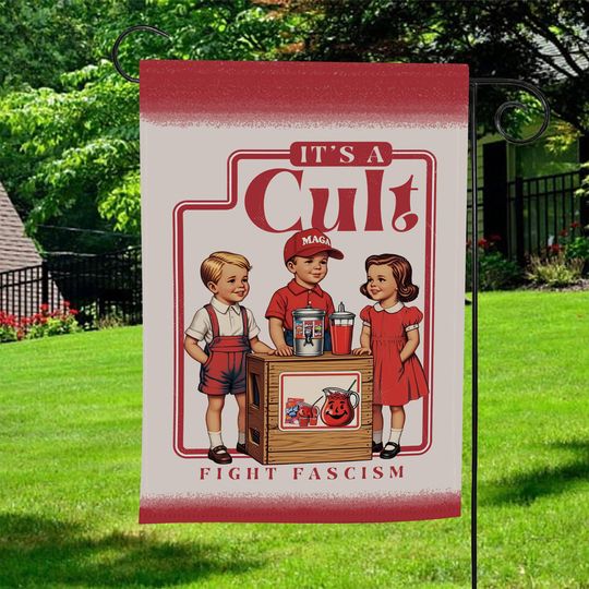 Discover MAGA Is A Cult, Anti Trump Flag, Anti Trump You're In A Cult  Garden Flag