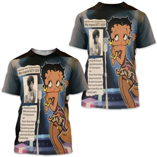 Discover Betty Boop Esther Jones History African American Art Black History Month T-Shirt