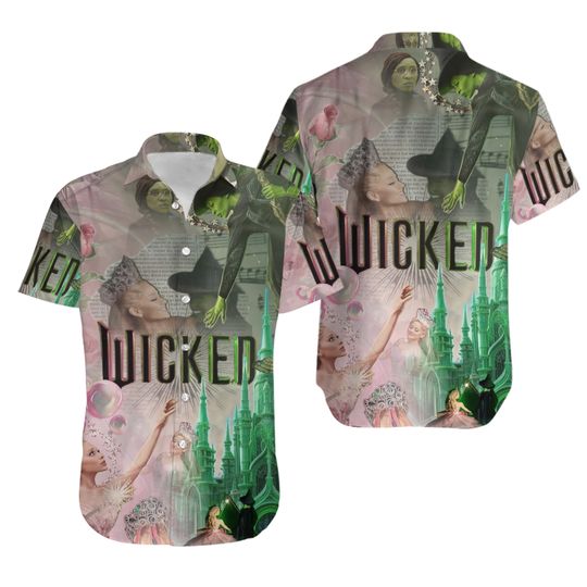 Discover Wicked Movie Hawaiian Shirt, Wicked Collection Hawaiian Shirt