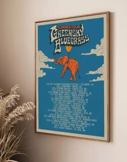 Discover Greensky Bluegrass Summer Tour 2025 Poster