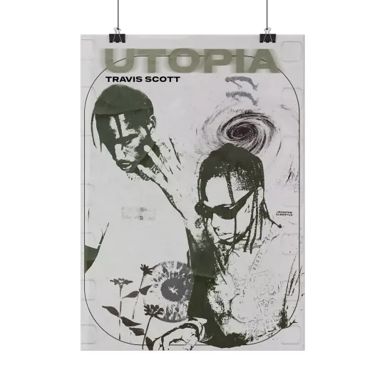 Discover Travis Utopia Poster, Vintage Poster, Wall Decor
