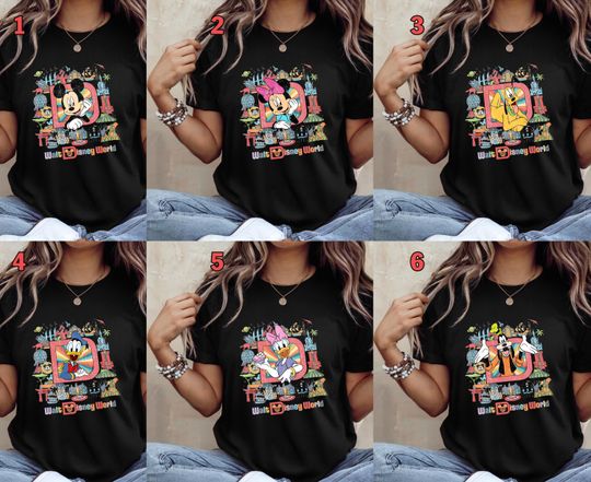 Discover Retro Walt Disneyyworld Shirt, Mickeyy And Friends Shirt