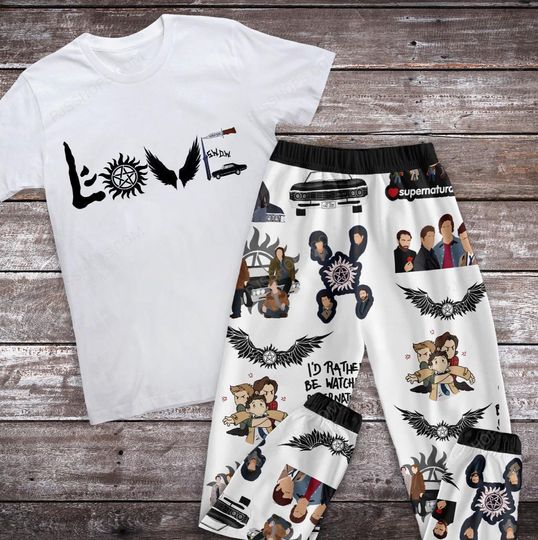 Discover Supernatural Pajamas Set, Family Pajamas, Family Christmas Pajamas Set