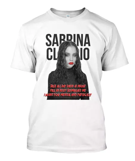 Discover Sabrina claudio no rain no flowers white T Shirt