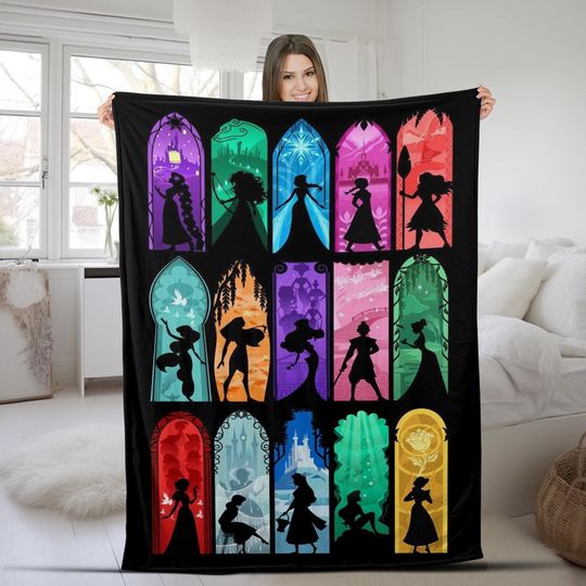 Discover Disneyyy Princess Blanket