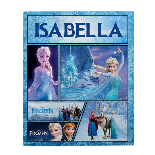 Discover Disneyyy Frozenn Blanket, Personalized Custom Elsaa Blanket