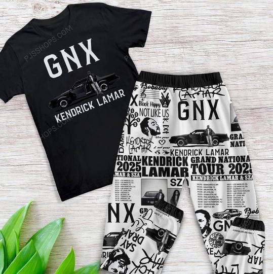 Discover Kendrick Lamar Tour Pajamas Set  Cozy Graphic Rap Sleepwear for Music Fans
