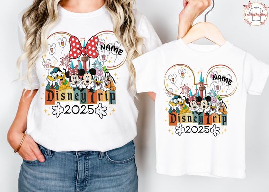 Discover Custom Disneyyy Family Shirts 2025, Disneyyy Vacation Group Shirt, Disneyyworld Shirt