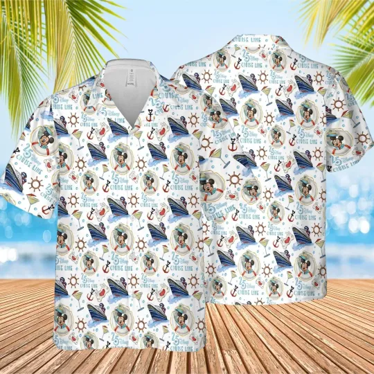 Discover Stitchh Hawaiian Shirt - Disneyyy Kid & Adult Mickeyy Pirate Shirt For Men Women