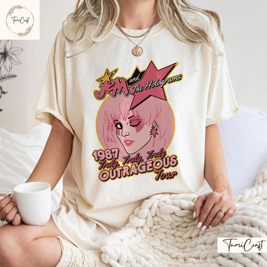 Discover Jem & The Holograms Shirt, Jem Outrageous Tour Shirt