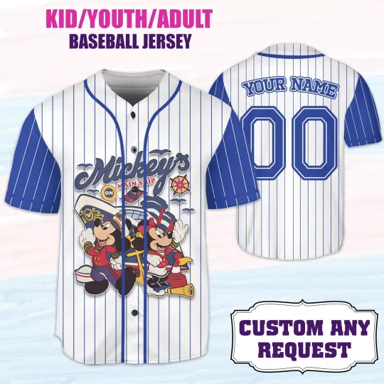 Discover Mickeyy Disneyyy Cruise 2025 Baseball Jersey Matching