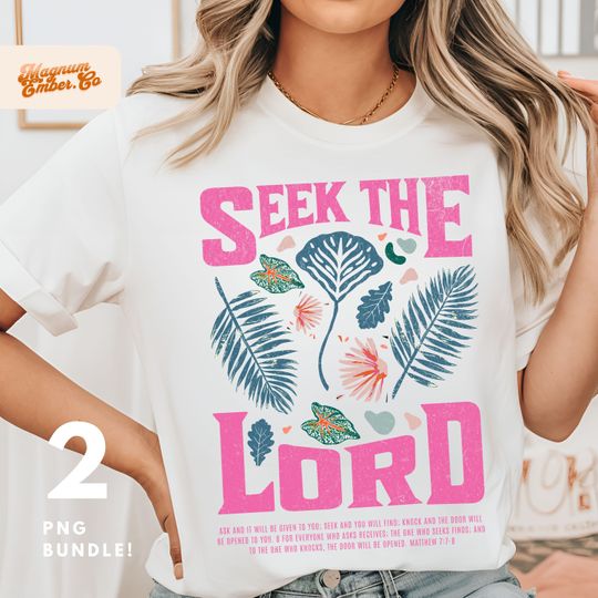 Discover Seek The Lord, Summer Christian Shirt