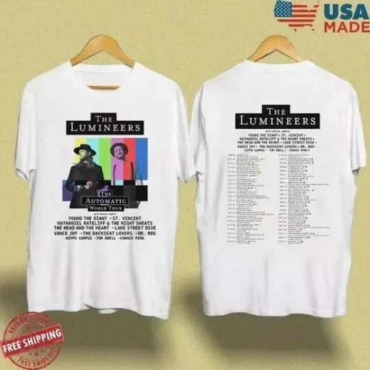 Discover The Lumineers Tour 2025 Gift For Fan All T-shirt