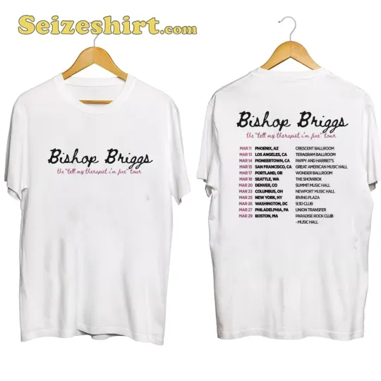 Discover Bishop Briggs Tour 2025 T-Shirt