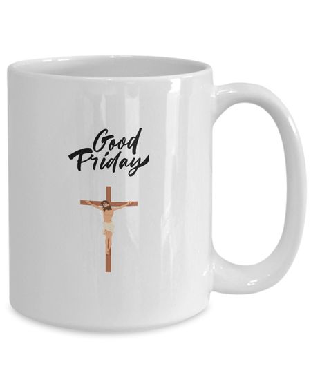 Discover Good Friday coffee mug, cute  easter cup, for men, women, home, school, office
