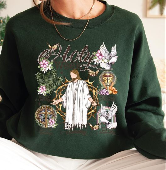 Discover Holy Week Easter Day Sweatshirt