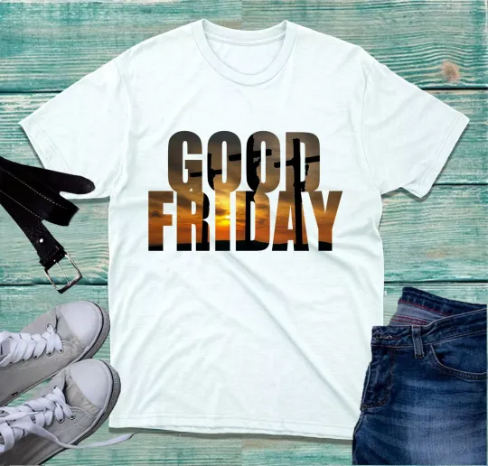 Discover Good Friday Jesus On Cross Faith T-Shirt Christian Easter Peace Of Holy Week
