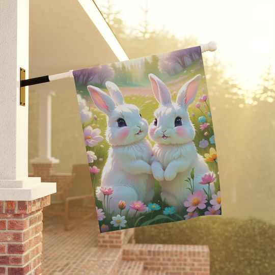 Discover Easter House Flag, Home Decor