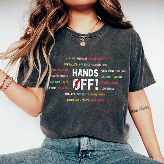Discover Hands Off Protest Shirt, Political Activism Tee, Equality Shirt