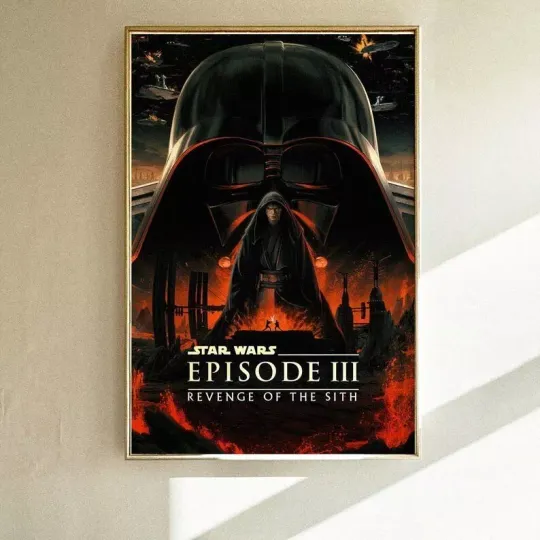 Discover Starr Warss Episode III Revenge of the Sith Poster 20th Anniversary Movie Poster