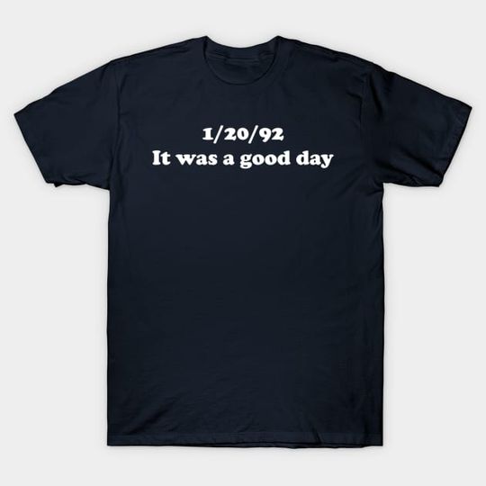 Discover No barking from the dog, no smog, and mama cooked a breakfast with no hog - Ice Cube - T-Shirt