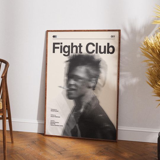 Discover Fight Club Retro Movie Poster