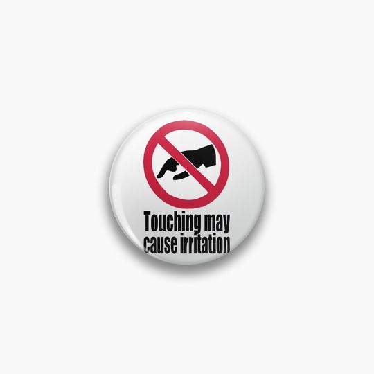 Discover Hands Off Protest Pin Button, Hands Off Pin Button