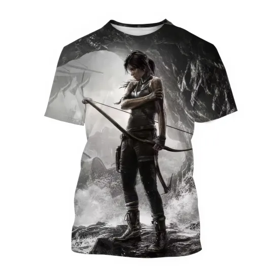 Discover New Tomb Raider Game 3D T Shirt