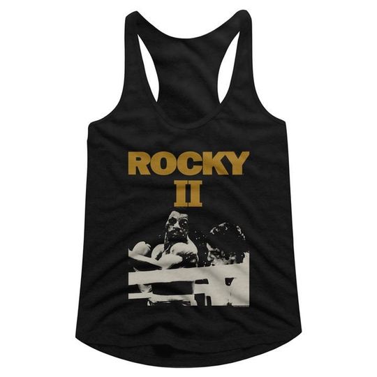 Discover Rocky Rocky Two Black Women's Racerback Tank Top