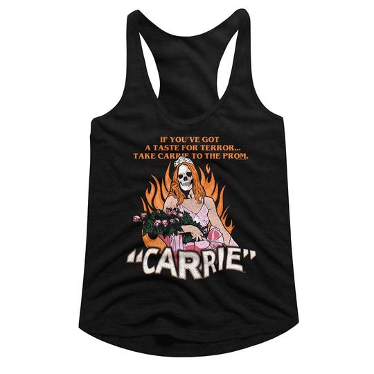 Discover Carrie Deadly Prom Black Women's Slim Fit Racerback Tank Top