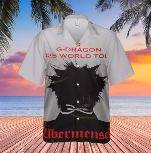 Discover G-Dragon 2025 World Tour Ubermensch 3D Hawaiian Shirt