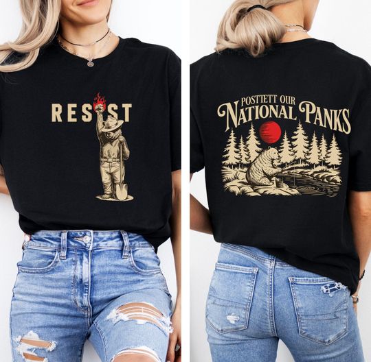 Discover SMOBEAR Resist Shirt, Environmental Activism T-shirt