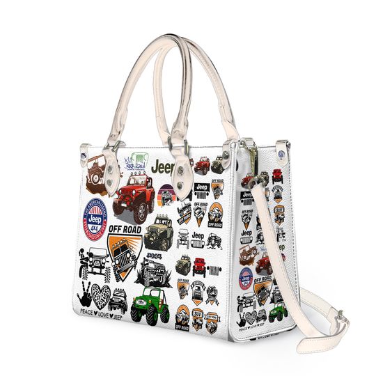 Discover Jeep Car Women Leather Hand Bag