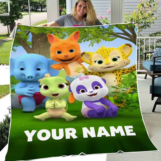 Discover Word Party Blanket Custom Blanket With Name  Personalized Word Party Fleece Blan